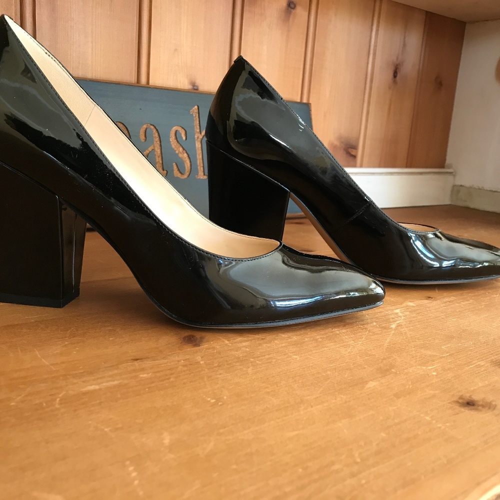 Nine West Scheila Pumps -Black Patent